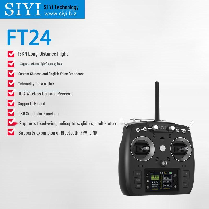 SIYI FT24 Long-Range Remote Controller for FPV Drones & Model Aircraft