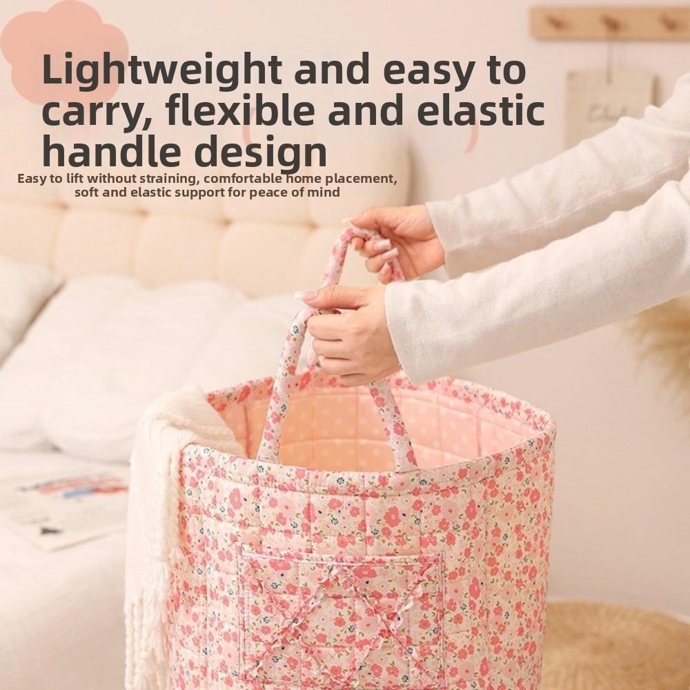 Hand-held Laundry Storage Basket Large Capacity Foldable Laundry Hamper  Laundry Room