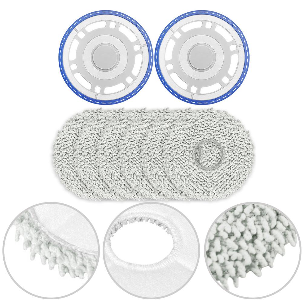 Spare Mop Cloth Frame and Pads for ECOVACS For T30 and For OMNI Robotic Vacuum Cleaners Easy Replacement Parts