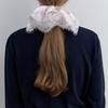 LOVE ME MONSTER Vintage Lace Satin Scrunchy XL (L251MHA010)