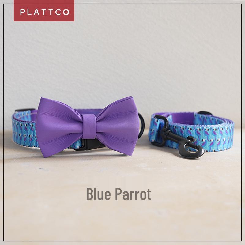 PLATTCO Printed Animal Pattern Dog Collar & Leash Set PDC315 XS