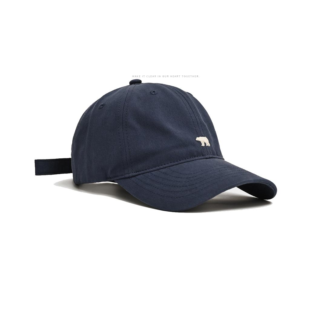 Modische Baseballkappe für Damen und Herren Stickerei Eisbär Hip Hop Snapback Caps Baumwolle Sonnenhüte Unisex Einfarbig Schirmmützen