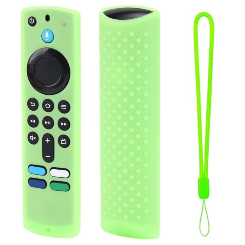 Silicone Remote Cover Shockproof Design AntiScratch NonSlip Grip for TV Stick 3rd Gen/4K Remote Shell Cover Case