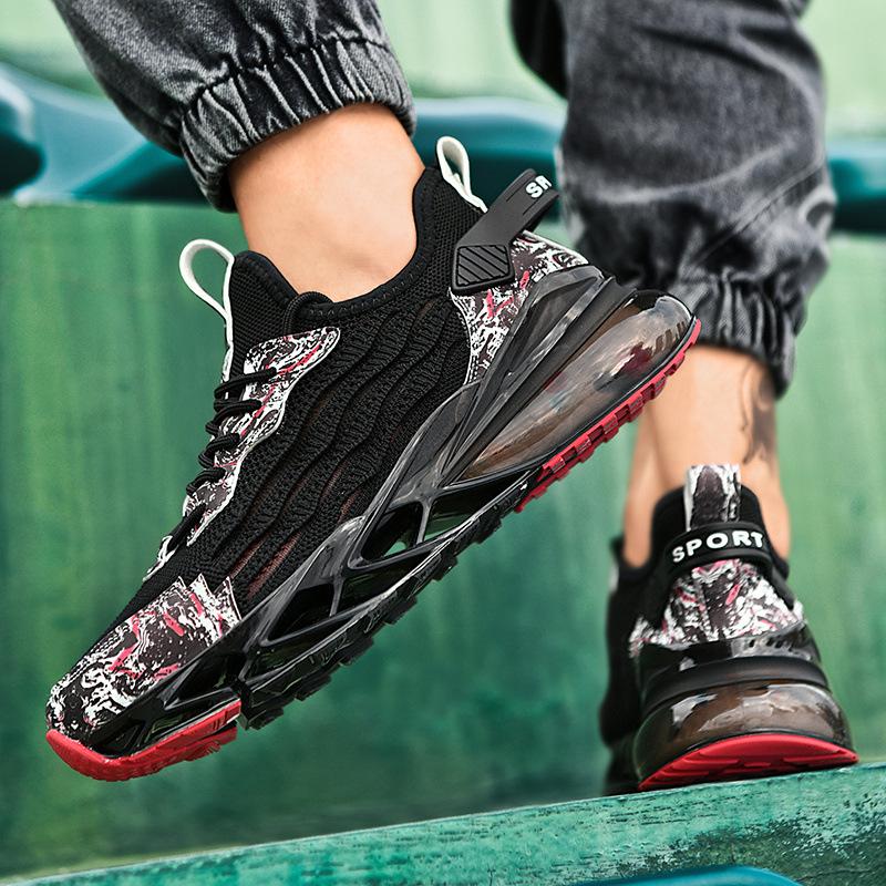 

Fashion Men s Shoes Autumn Flying Woven Men s Casual Shoes Front Lace-Up Platform Shoes Breathable Low Heel Casual Trendy Shoes 45 чёрный