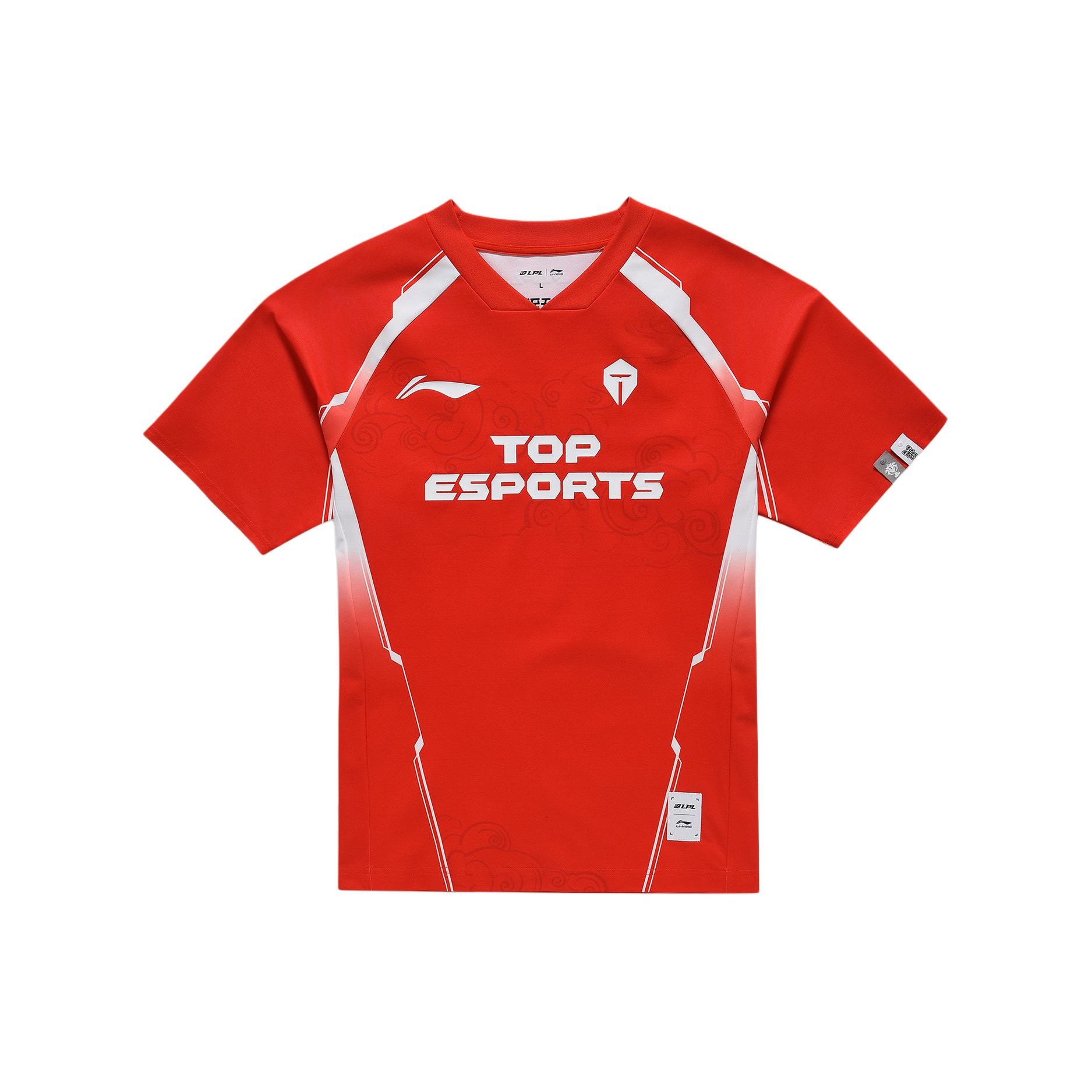 

Li-Ning Sports Lifestyle Series Letter Print Raglan Short Sleeve T-Shirt Unisex T-Shirts Red ATSU707-1 L