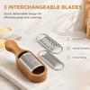 Stainless Steel Wood Cheese Shredder Silver Brown Grater Box Practical Cheese Grater  Kitchen