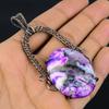 Pink Dendrite Opal 999 Copper Wire Wrapped Pendant, Handmade Gemstone Pendant Jewelry, Gifts For Wife Brand New Pendant