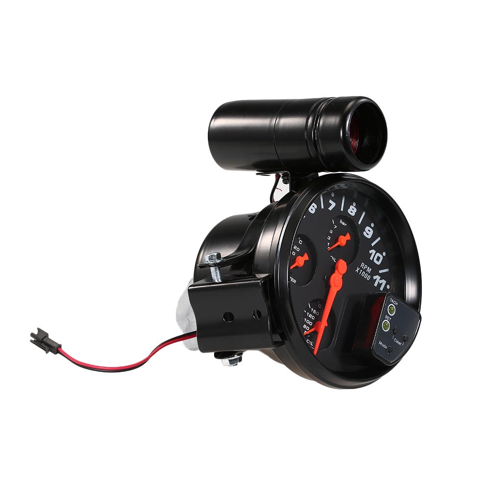 5-Zoll-Auto-Tachometer-Öltemperatur-Gague-Öldruckmesser