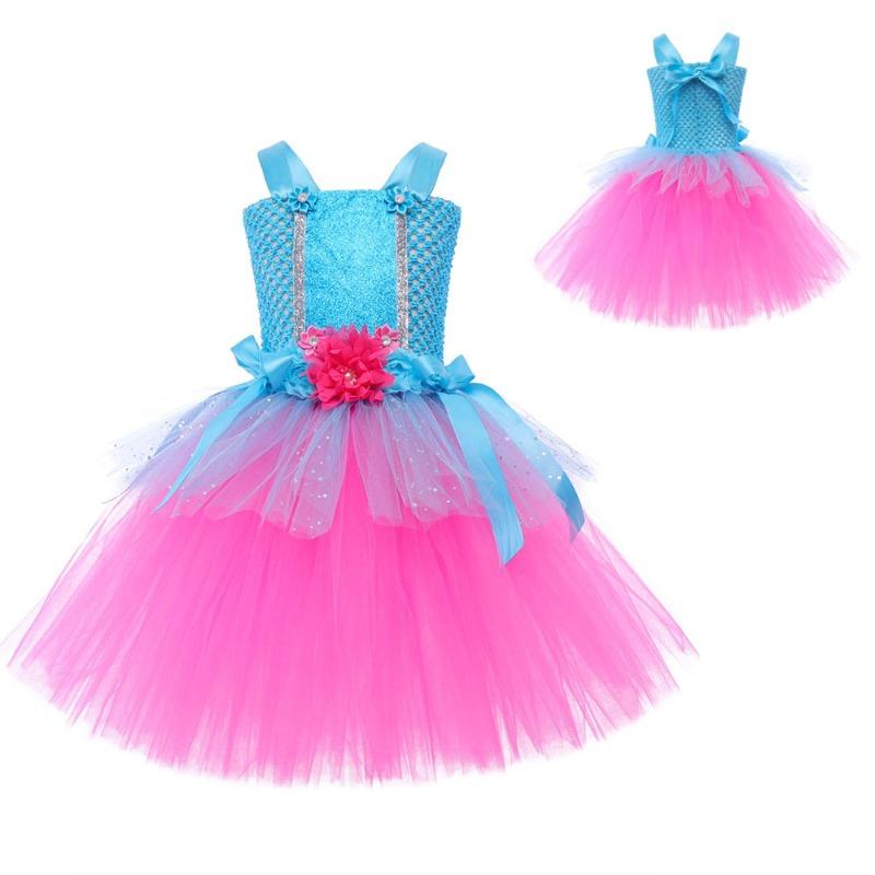 Children's Halloween Costume Anime Magic Hair Elf Dress Poppy Cosplay Cosplay Costume