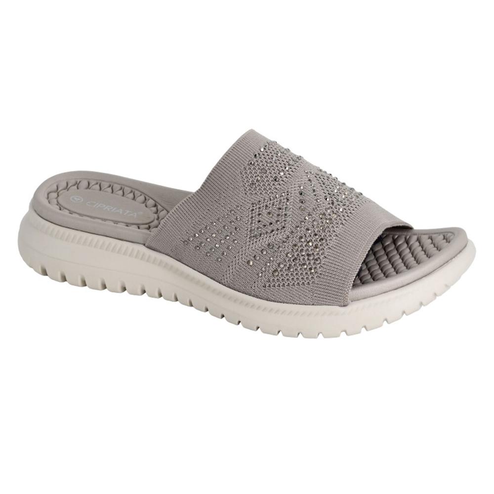 Cipriata Womens/Ladies Eliana Diamante Sliders
