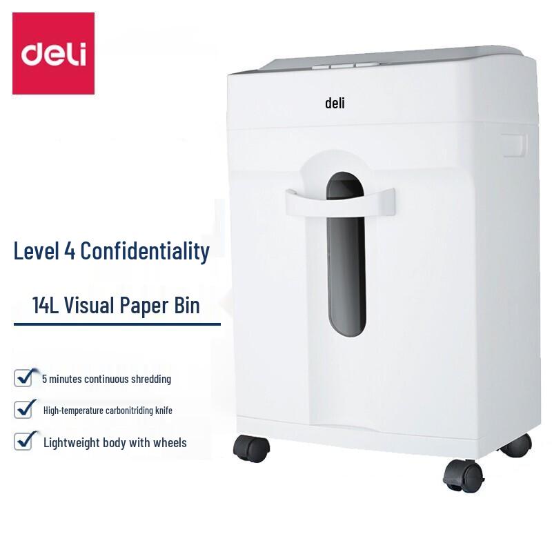 

Deli 9920 P-4 Strip-Cut Office Shredder CN plug (adapter included)