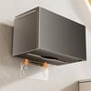 Waterproof Roll Paper Storage Rack Punch-Free Paper Towel Holder  Bathroom Accessories