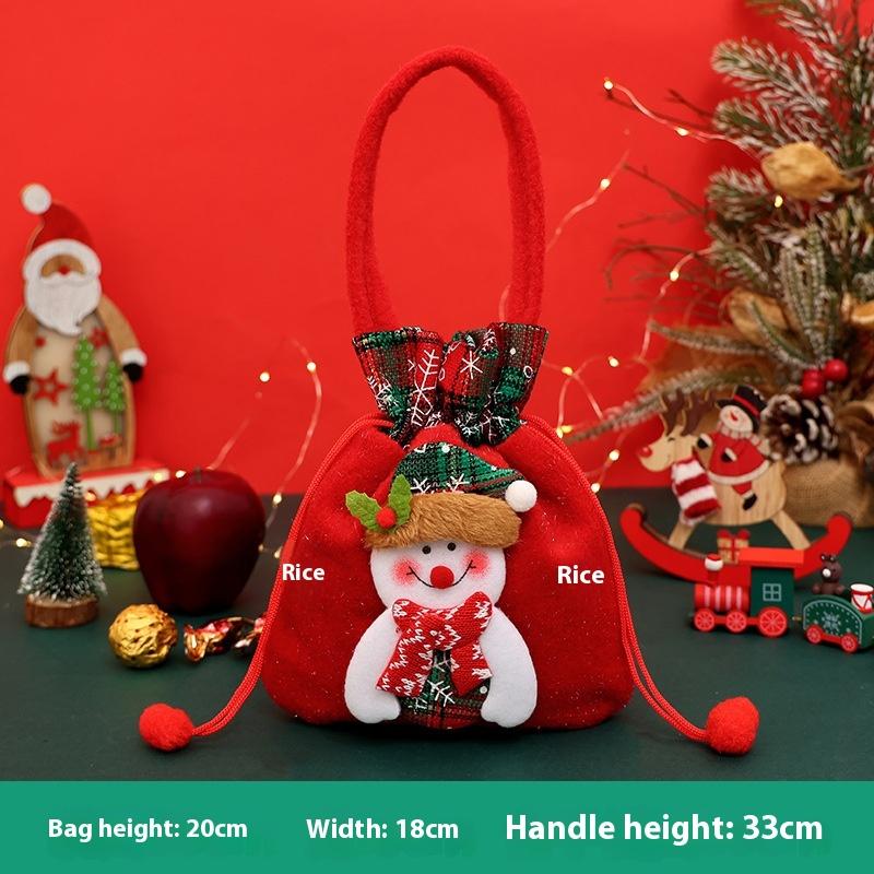 Christmas Apple Bag Children's Gift Bag Kindergarten Candy Bag Christmas Eve Apple Packaging Gift Box