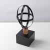 Creative Modern Italian Solid Wood Wrought Iron Hat Holder Model House Soft Decoration Matching Home Cloakroom Art Accessories
