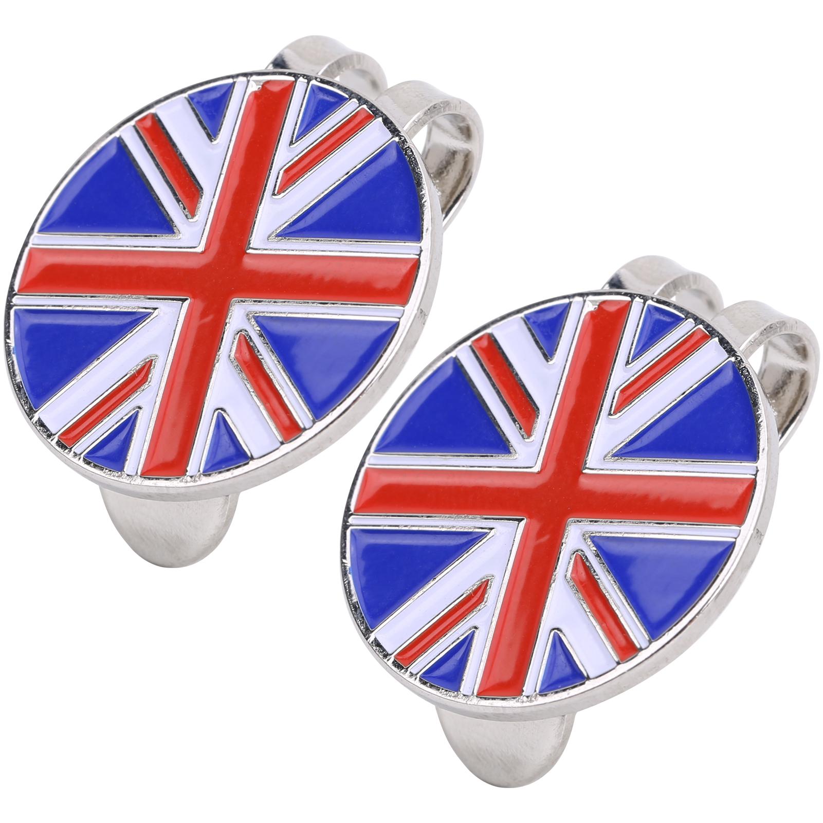 

2pcs Golf Hat Clip Magnetic Aluminum Alloy Ball Outdoor Golf Marker Supplies Accessories