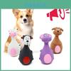 Cute Cow Elephant Sheep And Puppy Latex Squeaky Chew Toys For Engaged Pets