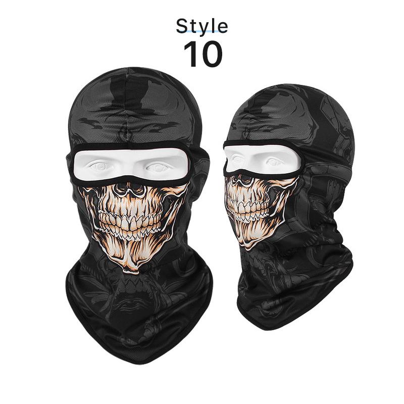 Skull Balaclava Full Face Cover Bandana for Outdoor Cycling Face Mask Gaiter Λαιμός Αξεσουάρ μοτοσυκλέτας
