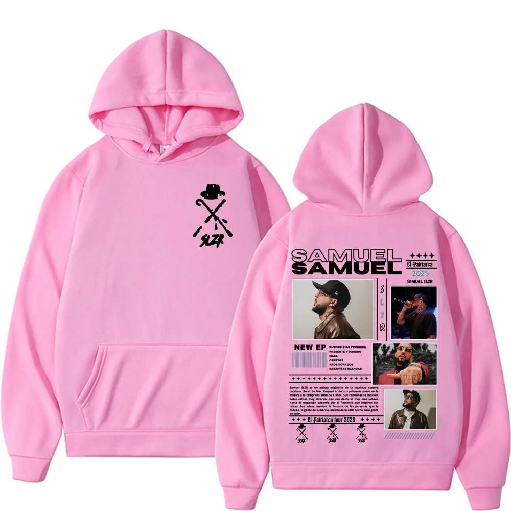 Rapper Samuel Slzr Tour Grafické mikiny Muži Ženy Harajuku Hip Hop Punk Popová hudba Mikina Ležérna flísová nadrozmerná mikina