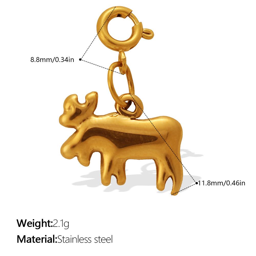 Personalized Fashion Owl Flying Pig Animal Series Jewelry Buckle Pendant Diy Jewelry Accessories
