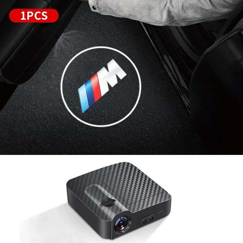 

2pcs Car Door Projector LED Shadow Lights Lamp Car Accessories For BMW M Performance 320 325 E28 E30 E34 E36 E39 X5 X6 F01 F02