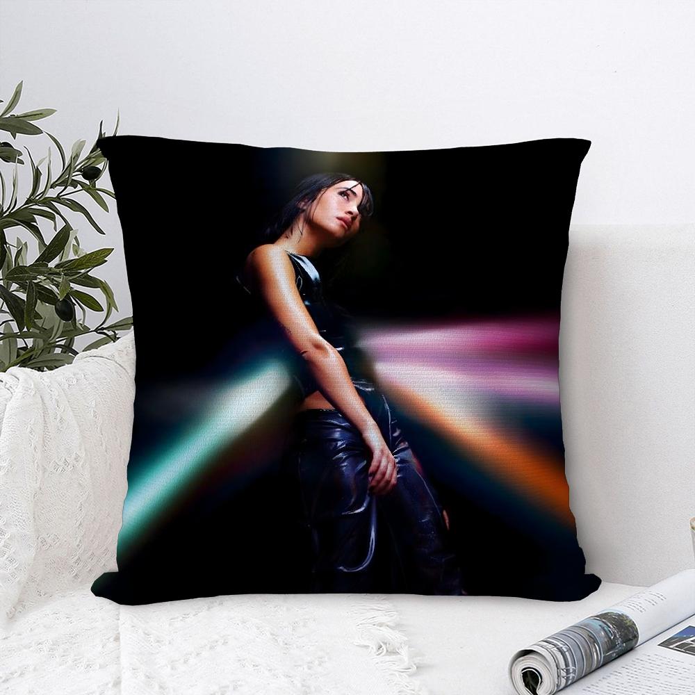 Singer A-Aitana O-Ocanas Pillow Case Sofa Decorative Home Double-sided Print Plush Square Throw Pillow Covers Cushion Decor