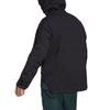 adidas Solid Color Brand Logo Half Zip Hooded Jacket Ski Wear Men Jackets Black HI5522