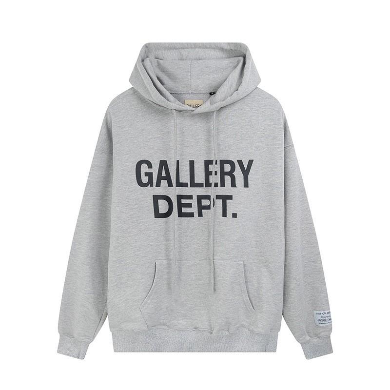 Prémiová GALERIE s potiskem písmen Vintage mikina Unisex Oversized Streetwear Mikina Pánská Dámská