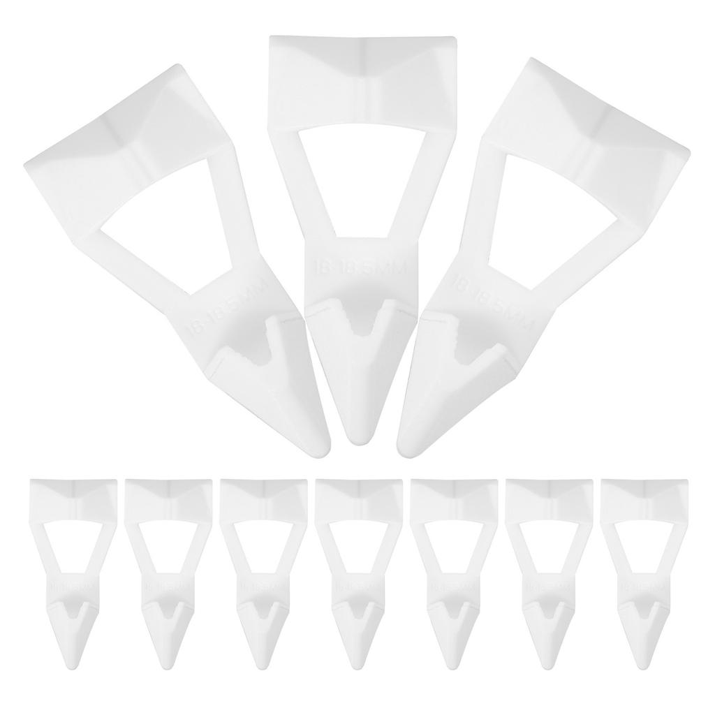 10Pcs Cabinet Shelf Support Brackets Durable Heavy Duty Floating Shelf Brackets for Wardrobe Kitchen Bathroom Storage