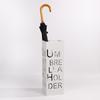Stylish Wrought Iron Umbrella Stand – Creative Letter Design for Office Foyer Home Decor