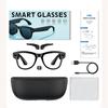 M02 Ultra Smart Glasses with HD 800W Pixel Camera and AI Translation, with Charging Case In Black