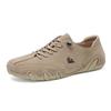 Men's Low Top Casual Sneakers Nude Color Flat Shoes Plus Size Lightweight Walking Footwear
