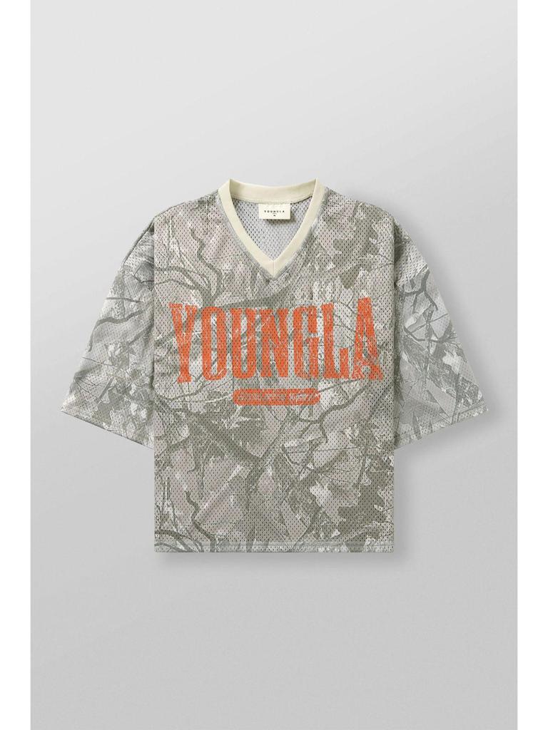 YOUNGLA Breathable Quick-Dry Mesh Running T-Shirt - Short Sleeve for Summer Outdoor Sports & Gym