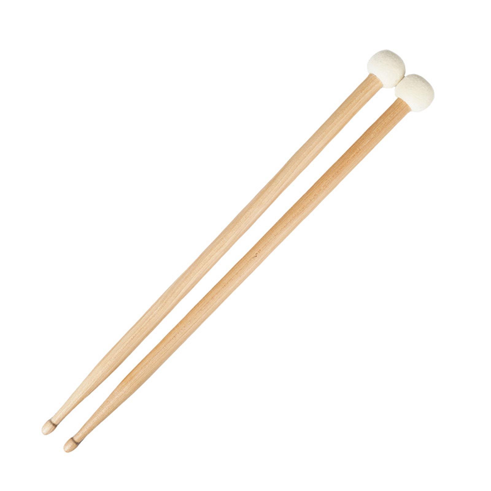 

Timpani Drumsticks Felt Head Drum Sticks Percussion Instrument Practice Playing Drum Mallets Double Head Drum Hammer