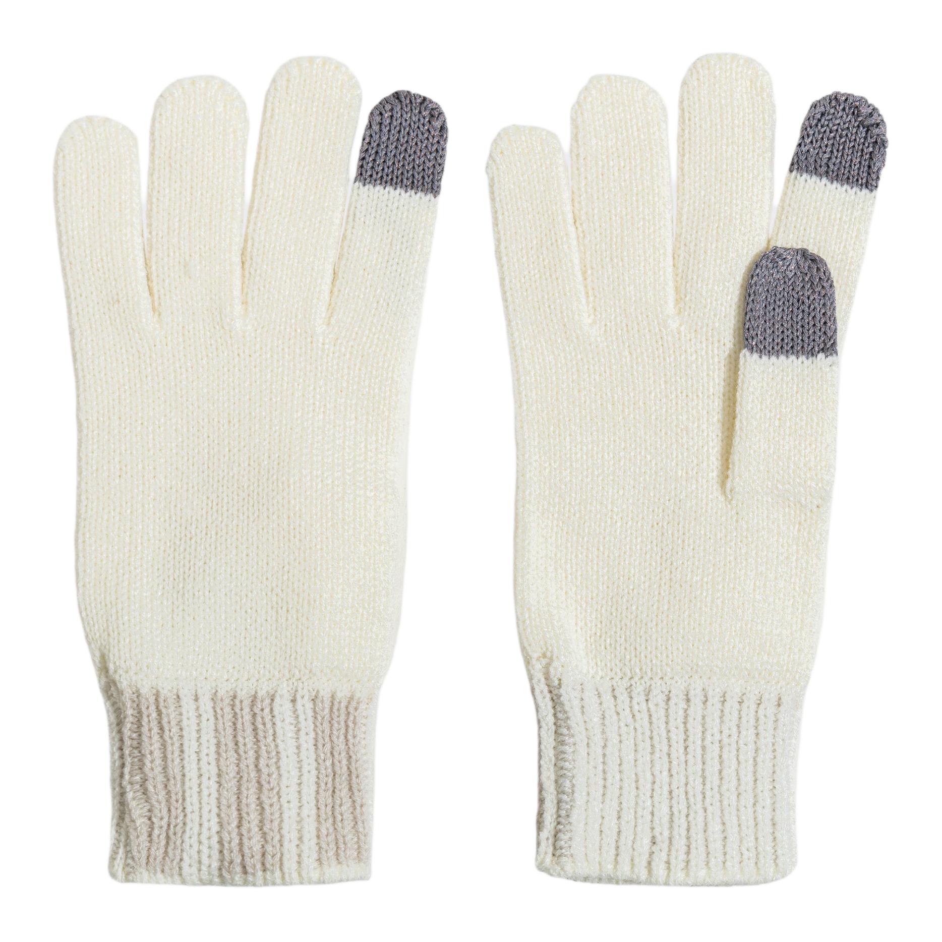 

Adidas Acrylic Knit Gloves Unisex White JW1646 S