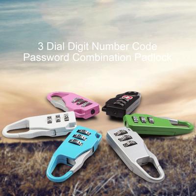 Codice numerico a 3 cifre Codice password Combinazione Lucchetto Sicurezza di viaggio Blocco sicuro