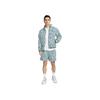 Nike Color Block Polka Dot Pattern Logo Print Jacket Men Jacket Dark-Navy DX0532-379