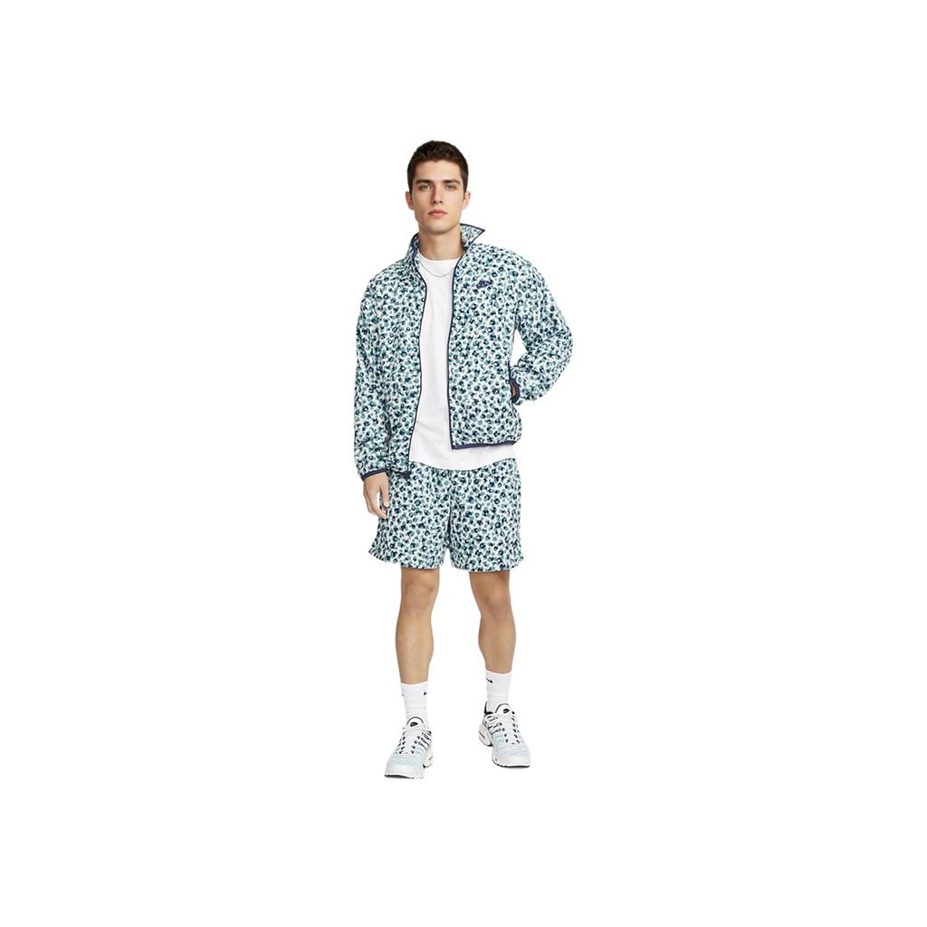 Nike Color Block Polka Dot Pattern Logo Print Jacket Men Jacket Dark-Navy DX0532-379