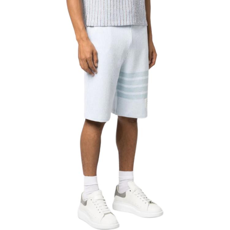 THOM BROWNE 4 Bar Striped Drawstring Shorts MJQ200A-J0142-480