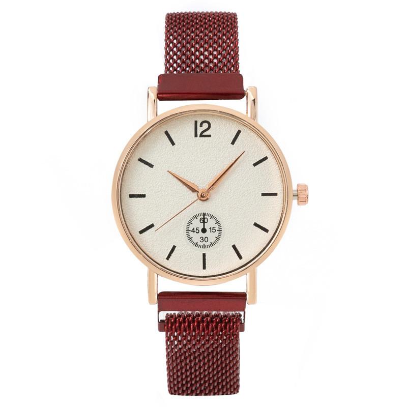 Student Ladies Quartz Watch With Magnetic Strap Decorative For School And Casual Wear
