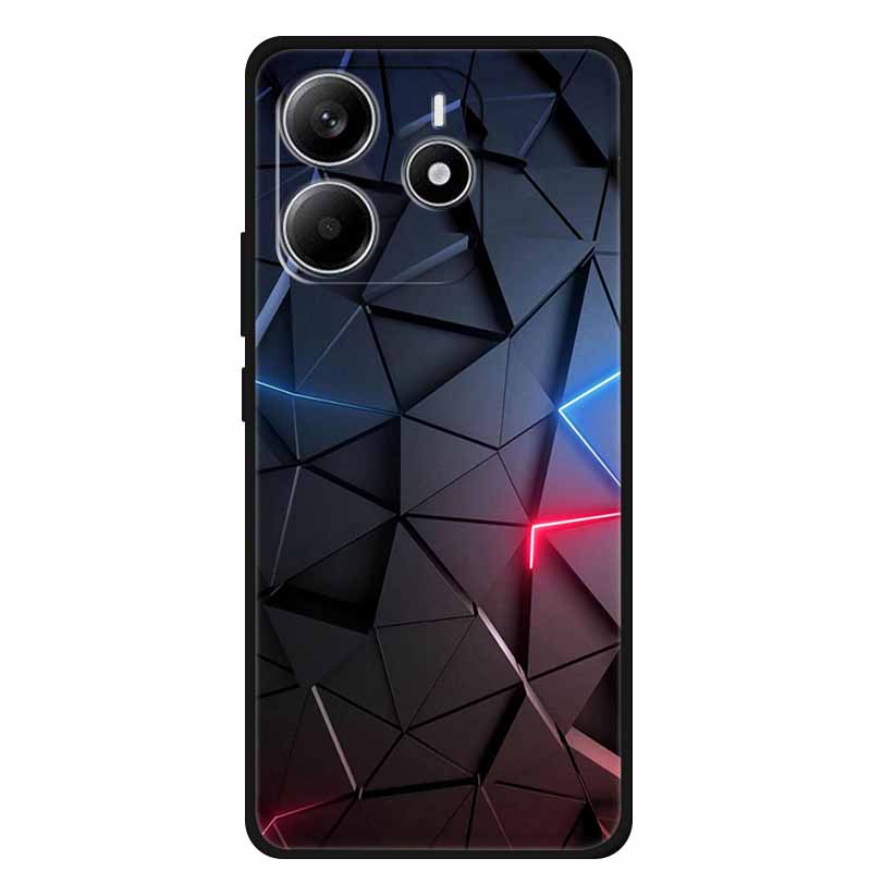 Pour Redmi Note 14 4G GLOBAL Coque Animaux Silicone Souple TPU Étuis de Téléphone Housse Arrière pour Xiaomi Redmi Note14 4G Protecteur Coque