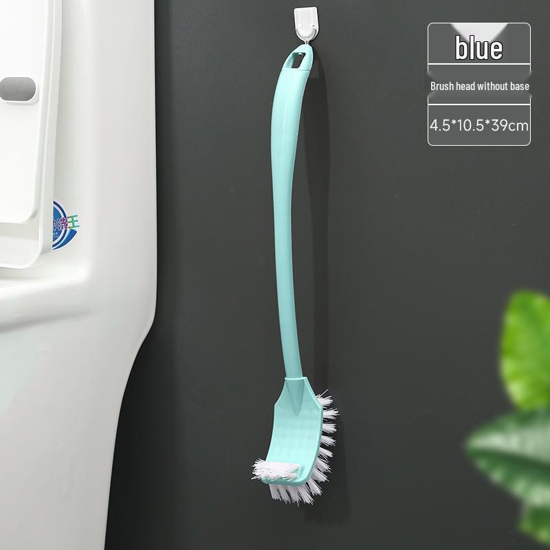 Wall-Mounted & Floor-Standing Toilet Brush Set with Long Handle for Thorough Cleaning