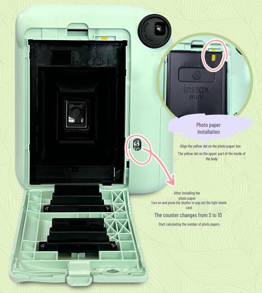 Polaroid Mini 12 Instant Camera - One-Time Imaging, Perfect Student Birthday Gift