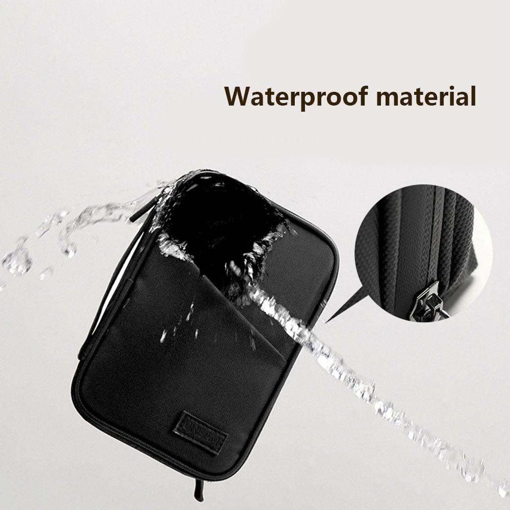 PU Digital Product Storage Bag Multi-Function Pouch Electronic Gadget Bag  Outdoor Travel