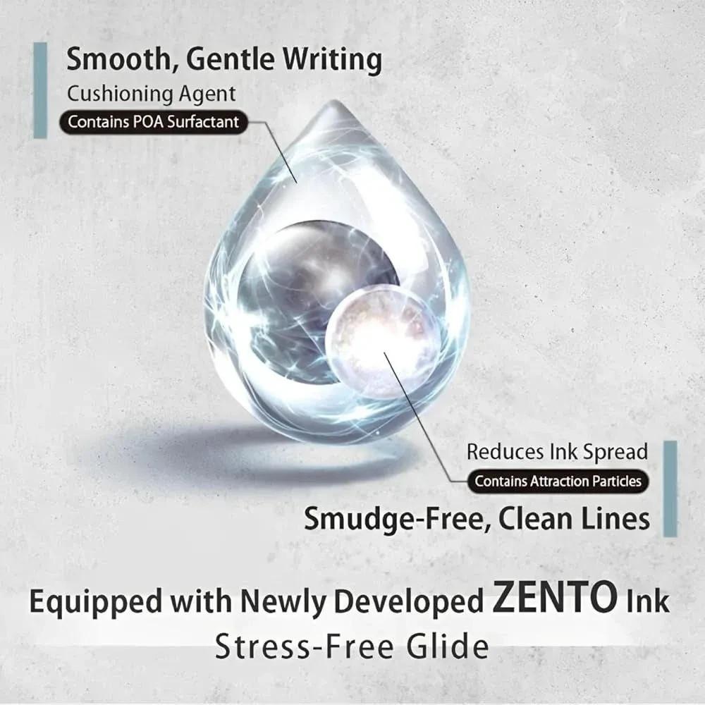 Mitsubishi Pencil Uniball Zento Signature Model Metalická černá 0,5 mm Japonsko