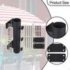 Patio Umbrella Holder Attaches to Railing Metal for 1.3-1.8 inch Pole Outdoor Stand Base