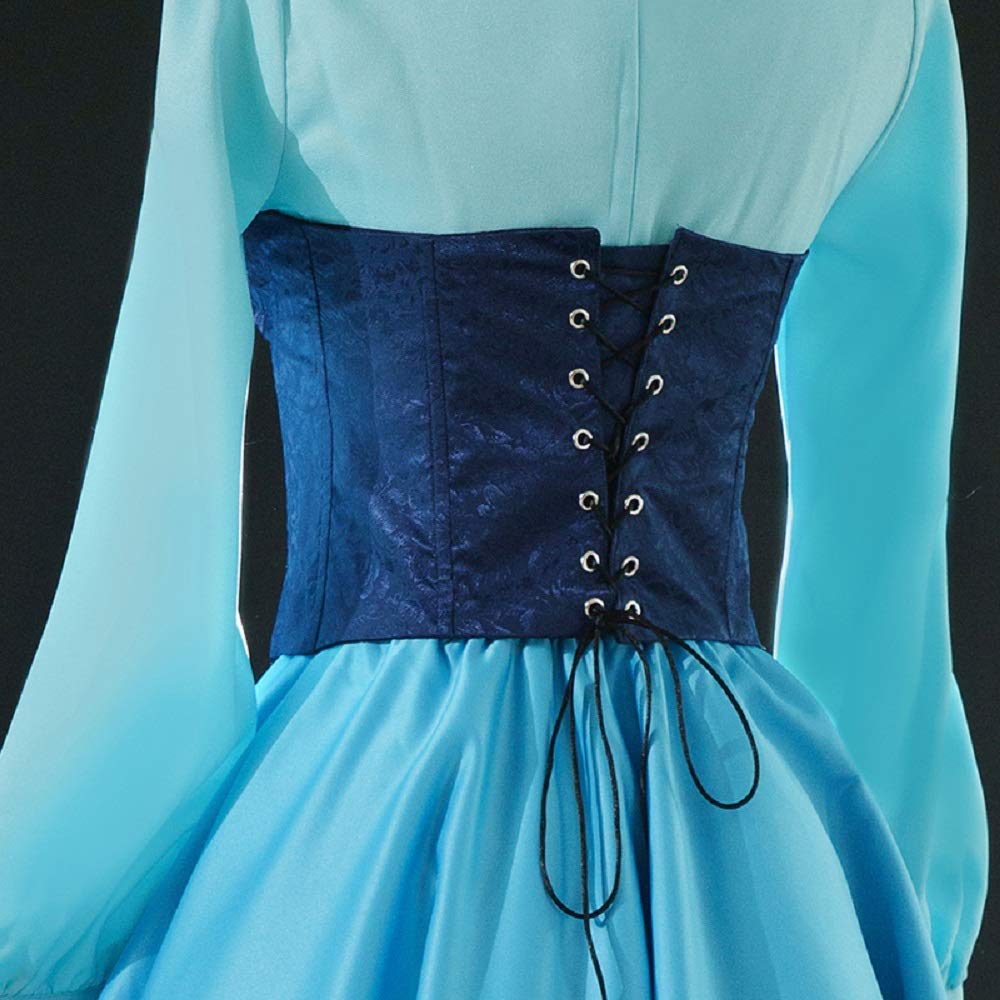 Mermaid Princess Cosplay Costume Princess Perfect Gift for Young Adult Size S [mrcos] Dress, Dress, Ladies, Christmas, Halloween,