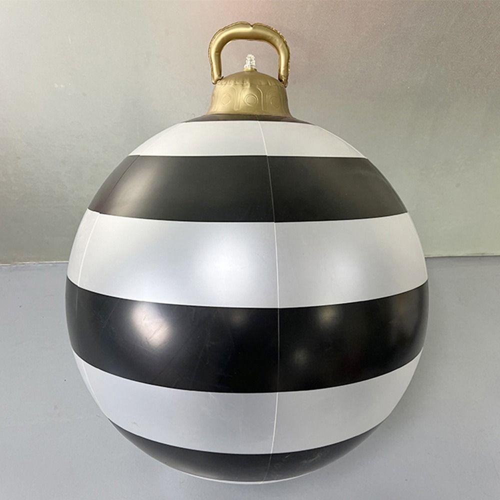 60cm Gardens Balloon Decoration without Light Christmas Ball PVC DIY Inflatable Ball Outdoor