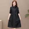 Fashionable and Comfortable Denim Jacket - Women's Spring Coat In Chic Long Style