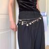 Korean Style Fresh Waist Chain Love Pendant Women's Body Jewelry Bow Pearl Waist Chain  Decoration