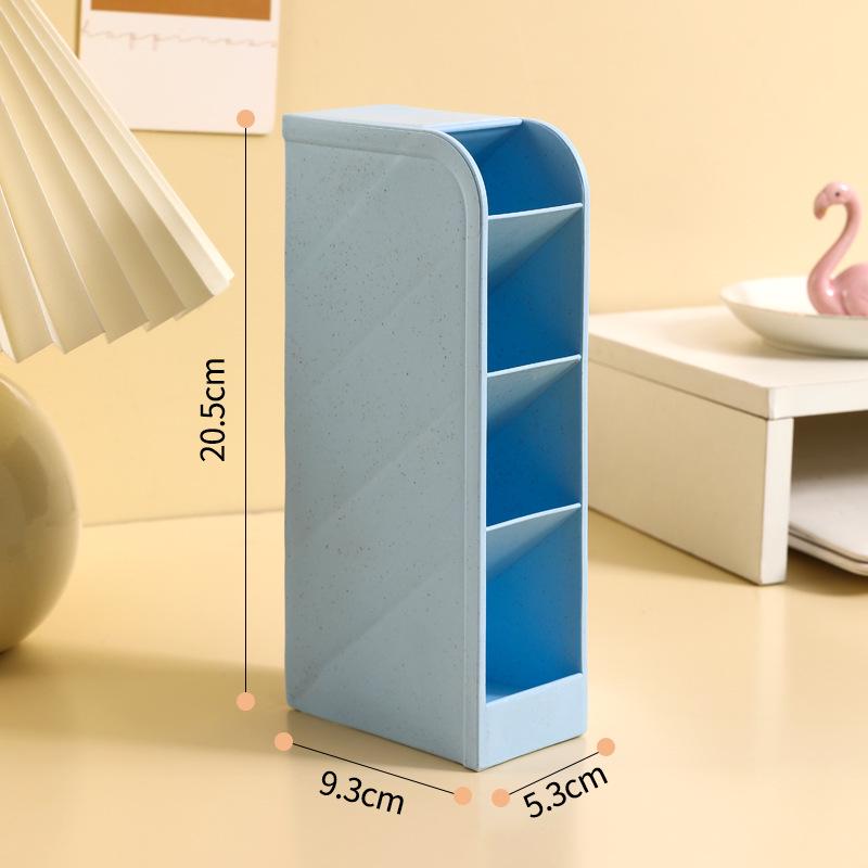 Porte-stylo transparent multi-grilles style nordique pour étudiants